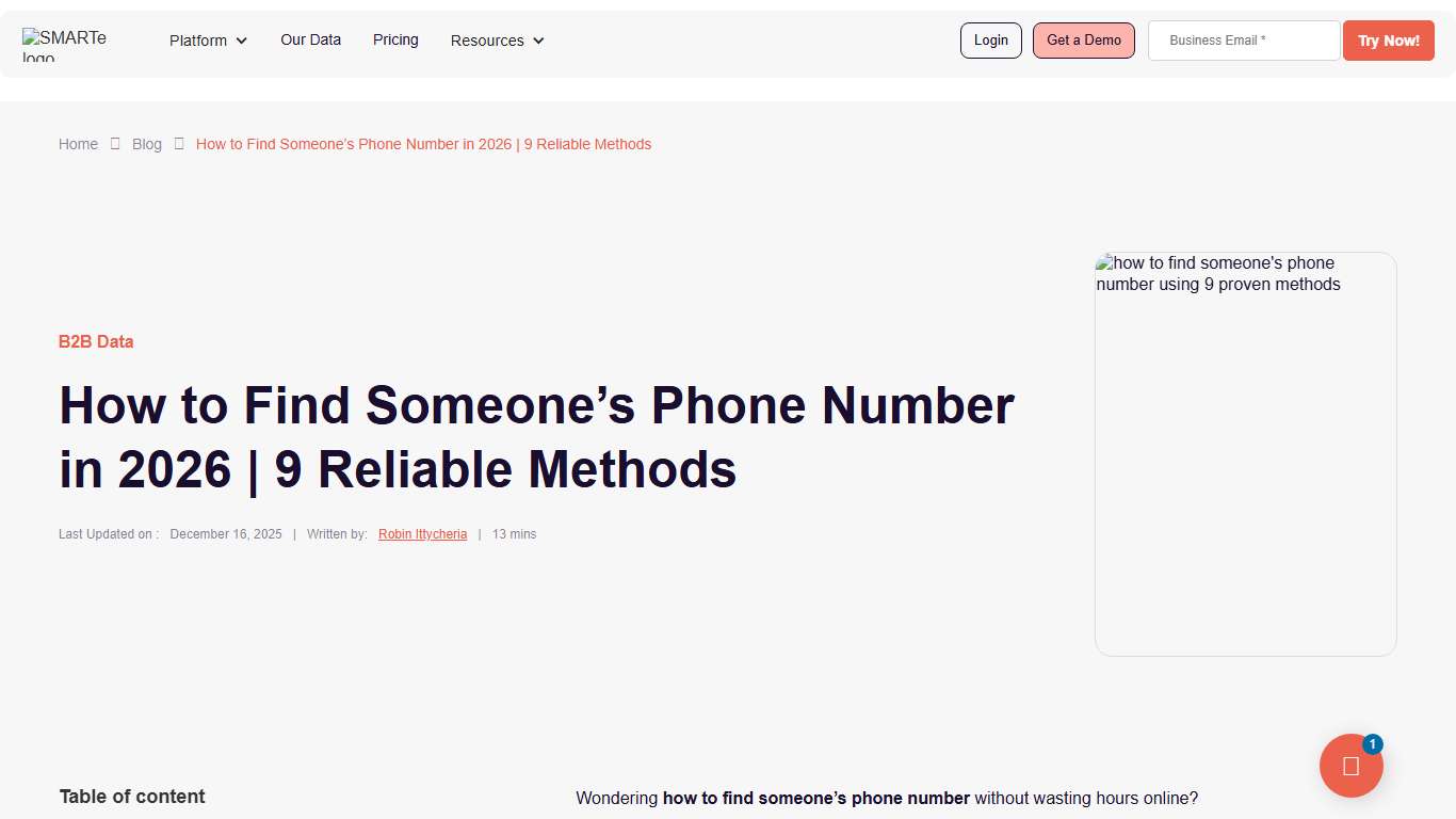 How to Find Someone’s Phone Number in 2026 | 9 Reliable Methods