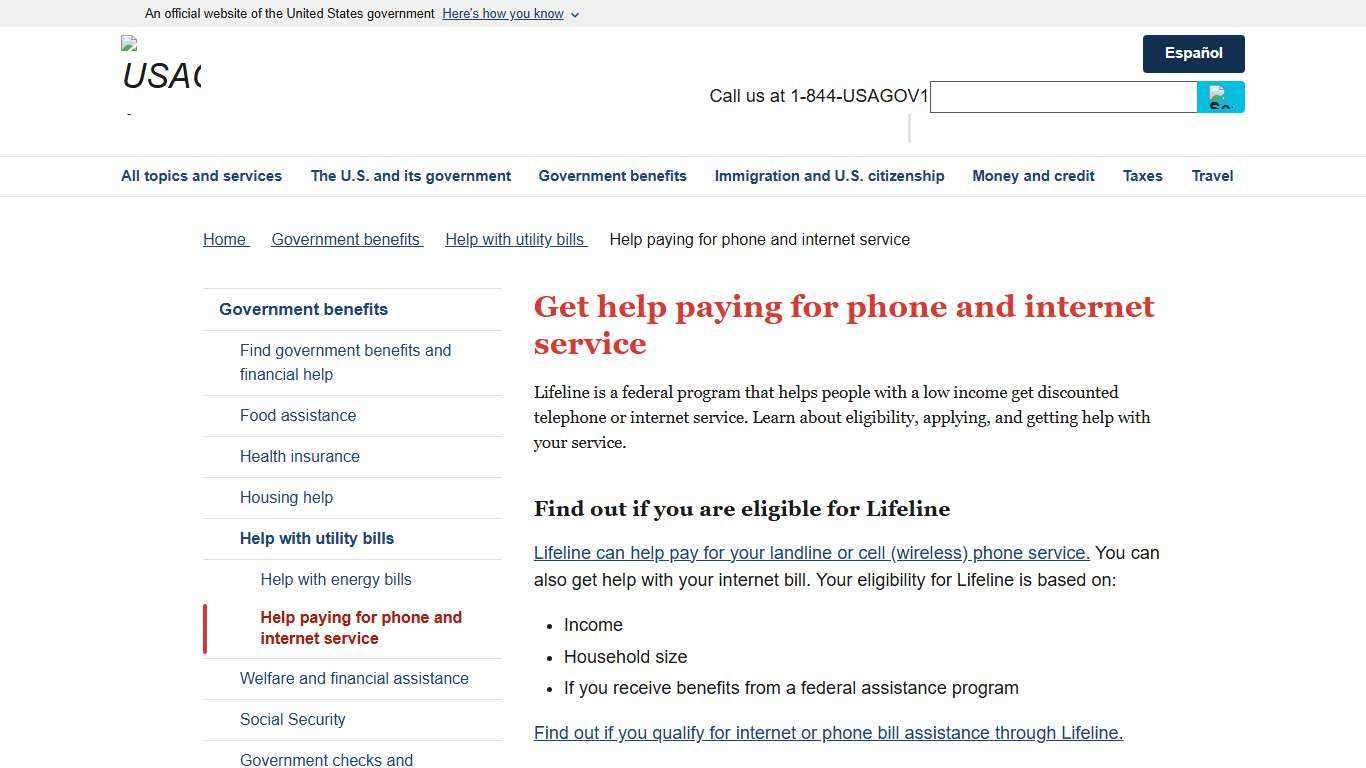Get help paying for phone and internet service | USAGov